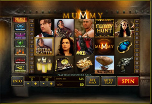 the mummy slots